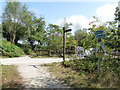 Path crossing approaching the Eden Project