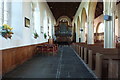 SX7039 : North aisle, All Saints church, Malborough, Devon by Derek Voller