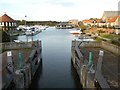 The marina at Burton Waters