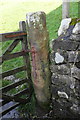 Stone gatepost