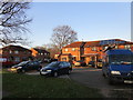 Houses on site of former church, Bircotes