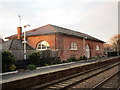 TA0252 : Former Goods Shed, Hutton Cranswick Station by Jonathan Thacker