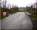 End of the 30mph speed limit, Bailihelig Road, Llanfaes, Brecon