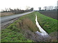 SE5326 : Intake Lane and its drain, looking south by Christine Johnstone