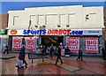 Sports store on Scunthorpe High Street