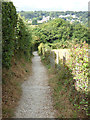 Path down to Charlestown harbour