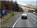 NN7669 : Southbound A9, Layby number 63 by David Dixon