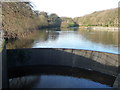 SE1234 : Spillway, Chellow Dean lower reservoir by Christine Johnstone