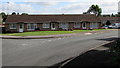 Row of three bungalows, Aston Close, Pewsey