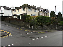 ST1586 : Corner of Mountain Road and Hillside, Caerphilly by Jaggery