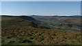 Vale of Ewyas below Hatterrall Hill as seen from above Rhiw Arw