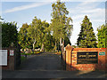 Entrance to Upperby Cemetery