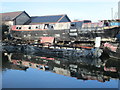 Reflections at Bates?s Boatyard, Puttenham