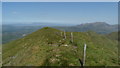 V7276 : View N along summit ridge of Beann by Colin Park