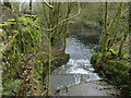 SE0631 : Ogden Water:cascade from Ogden Clough by Stephen Craven