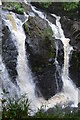 SH7224 : Rhaiadr Du - Black Waterfalls at Ganllwyd by Colin Cheesman