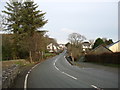 Llangernyw village on the A548