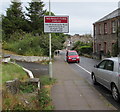 No Right Turn Ahead sign, Station Road, Ilfracombe