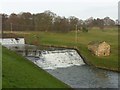 SE2912 : Weirs, Lower Lake, Bretton Park by Alan Murray-Rust