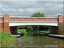 SK0419 : Rugeley By-Pass Bridge in Staffordshire by Roger  D Kidd