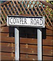 Cowper Road sign