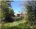 Gate to fields north of Sketchley Lane