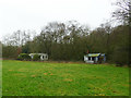 Huts near the end of Rudyard Lake