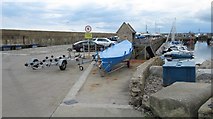 NJ2371 : Lossiemouth Harbour by Richard Webb