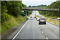 Bridge over the Westbound A55 near Tal-y-Bont