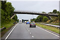 Bridge over the A55 near Glasinfryn