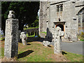 Church of St Neot - three crosses