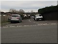 Cars, fences and hedges, Plane Tree Close, Caerleon