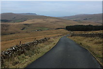 SD7890 : Coal Road descending over Garsdale Common by Chris Heaton
