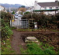 Kissing gate on the south side of the A468, Chatham, Machen