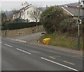 Speed camera sign, Chatham, Machen