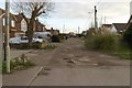 Surface change on Hillside Road