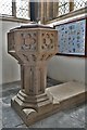 Curry Rivel, St. Andrews Church: The font