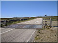 NC8265 : A new cattle grid on the A836, looking west by Rob Purvis