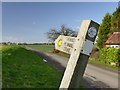 Trans Pennine Trail finger post