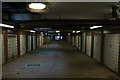 View along the garage block in the block of flats on Werrington Street