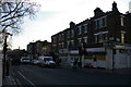 Looking down Highgate Road towards the railway bridge