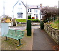 Shades of green on a Brecon corner