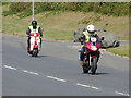 Learner motorcyclists on Marine Drive