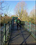 TL4457 : Crossing the Cam at Coe Fen by John Sutton