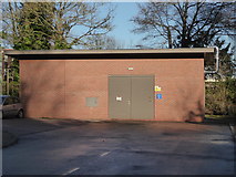 SO7847 : Malvern Community Hospital - emergency generator house by Chris Allen