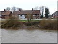 SE6232 : Houses on Ouse Bank, Selby by Christine Johnstone