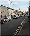 East along Clive Street, Caerphilly