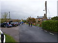 Walkers preparing near Purton, Gloucestershire