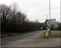 ST1195 : West along the A472 Mafon Road, Nelson by Jaggery