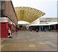 Yellow canopy beyond Iceland, Cwmbran